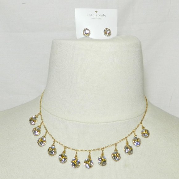 Kate Spade Lady Marmalade Necklace & Earrings NWT